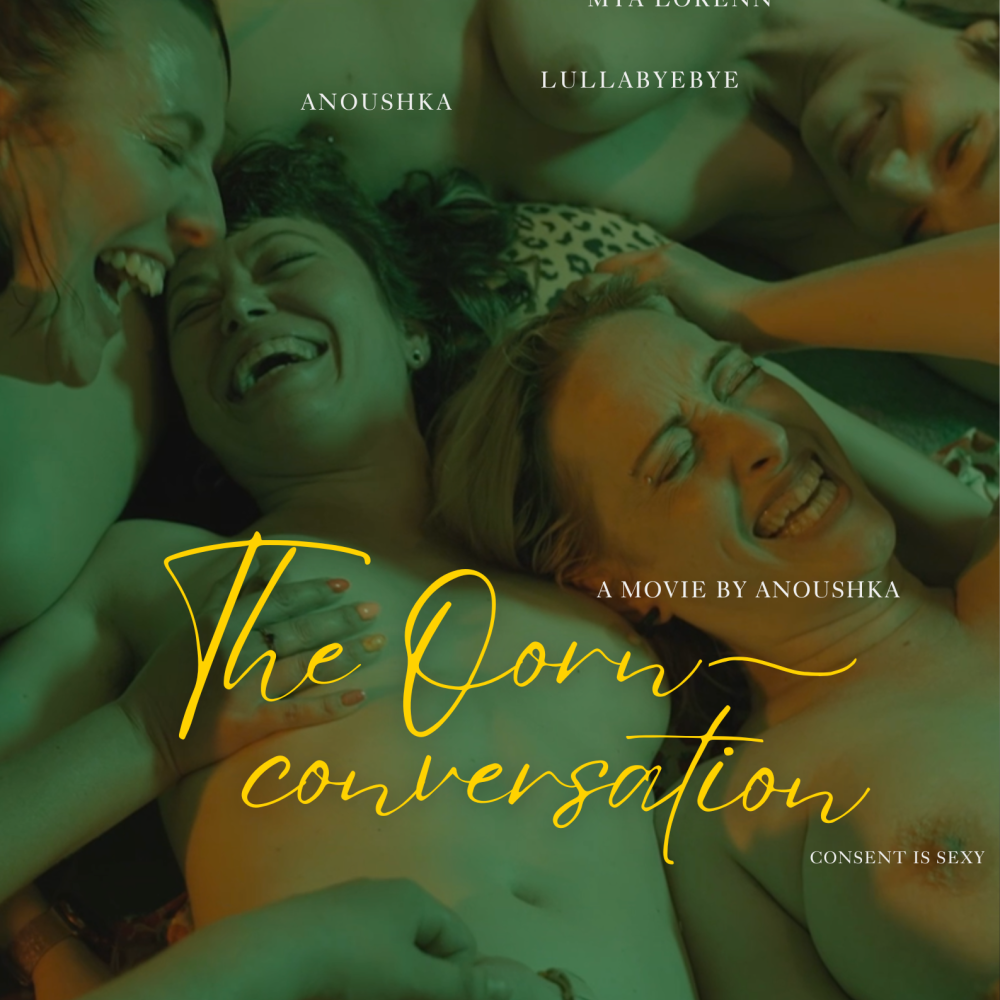 Film Poster Movie Poster in Dark Blue Yellow Indie Style